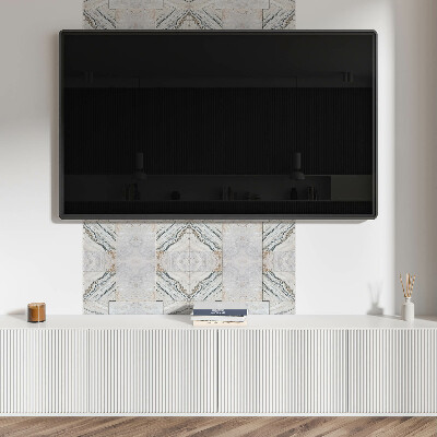 Wandbekleding vinyl Steen-geïnspireerd ontwerp