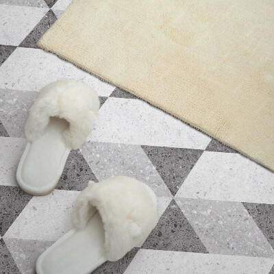 Pvc wandpaneel Een spel van contrasten in geometrische vormen