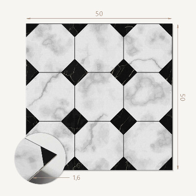 Wandbekleding vinyl Aantrekkelijke geometrische patronen