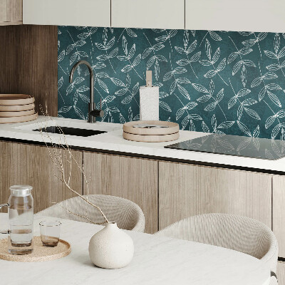 Pvc wandpaneel Bladeren met een gestructureerde achtergrond