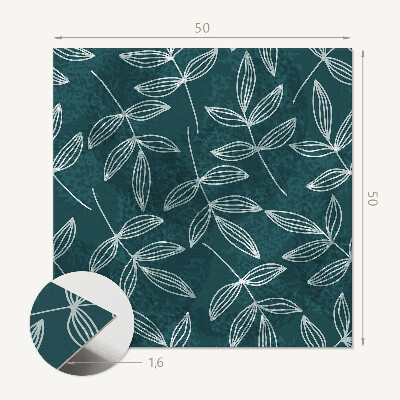 Pvc wandpaneel Bladeren met een gestructureerde achtergrond