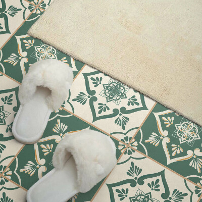 Pvc wandpaneel Bloemenpatroon op het glazuur