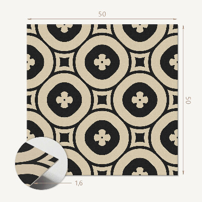 Vinyl wandbekleding Geometrische figuren in de vorm van vierkanten