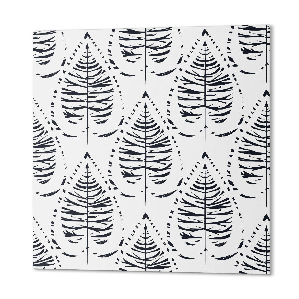 Vinyl wandbekleding Bladpatroondans