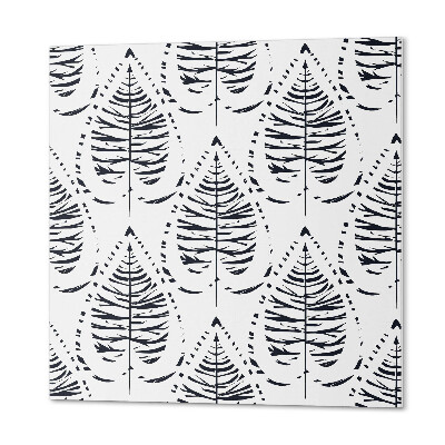 Vinyl wandbekleding Bladpatroondans