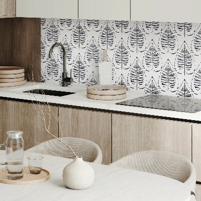 Vinyl wandbekleding Bladpatroondans