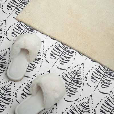 Vinyl wandbekleding Bladpatroondans