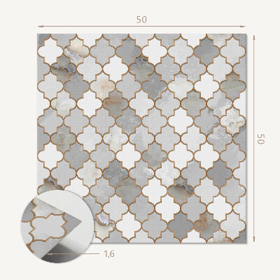 Wandbekleding vinyl Mozaïek-stijl geometrie