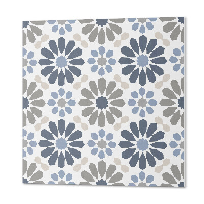 Vinyl wandbekleding Bloemenpatroon in balans