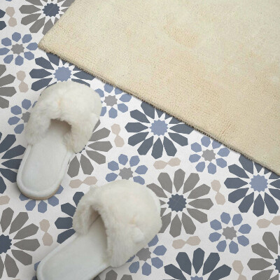 Vinyl wandbekleding Bloemenpatroon in balans