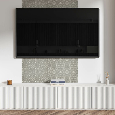 Pvc wandpaneel Bloemen in moderne geometrie