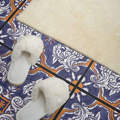 Vinyl wandbekleding Ornamenten in bloemstijl