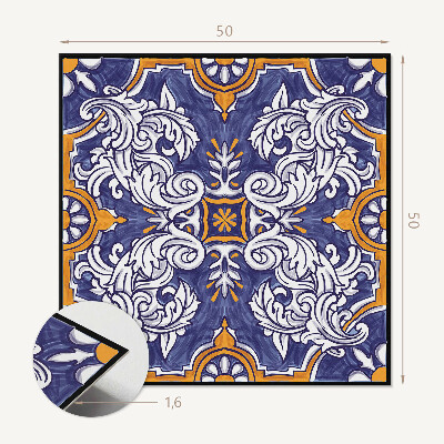 Vinyl wandbekleding Ornamenten in bloemstijl