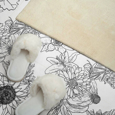 Pvc wandpaneel Bloemenlijnen in ontwerp