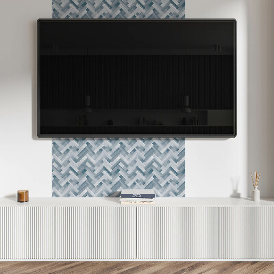 Wandbekleding vinyl Zigzagstrepen