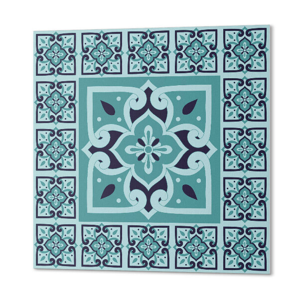 Vinyl wandbekleding Bloemenpatroon in een moderne versie