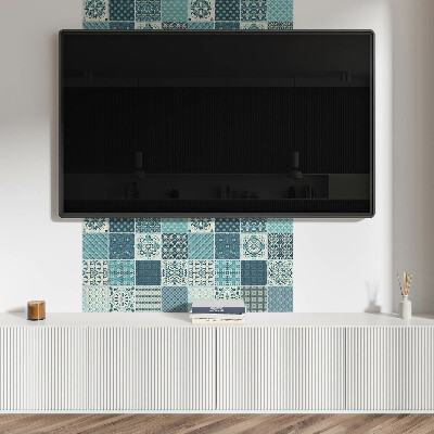 Pvc wandpaneel Mozaïekvormen in geometrische stijl