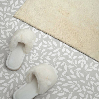 Vinyl wandbekleding Elegant bladpatroon