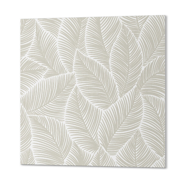Wandbekleding vinyl Bladpatroon in een artistieke compositie