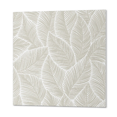 Wandbekleding vinyl Bladpatroon in een artistieke compositie