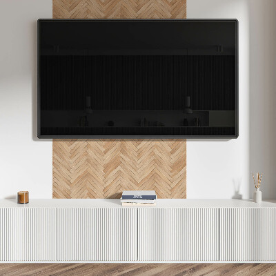 Pvc wandpaneel Stijlvol visgraatmotief