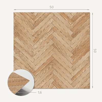 Pvc wandpaneel Stijlvol visgraatmotief