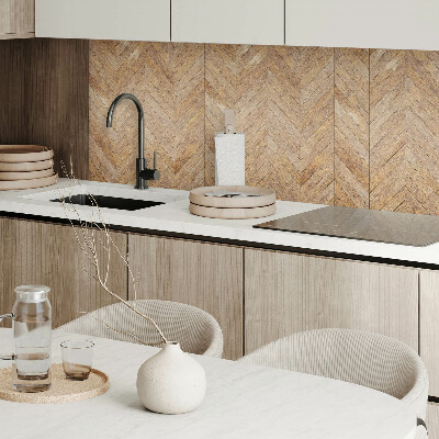 Vinyl wandbekleding Stijlvolle visgraatpatronen