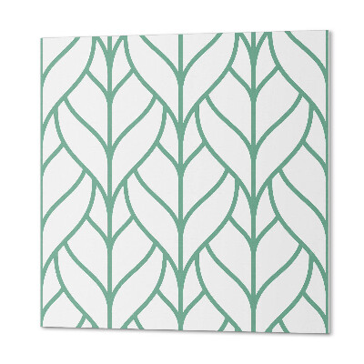 Vinyl wandbekleding Bladpatroon in balans