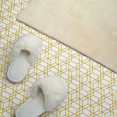 Vinyl wandbekleding Stijlvolle figuren in een geometrische opstelling