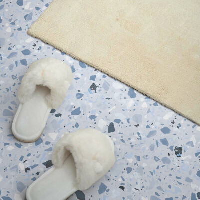 Wandbekleding vinyl Grafisch patroon met stenen elementen