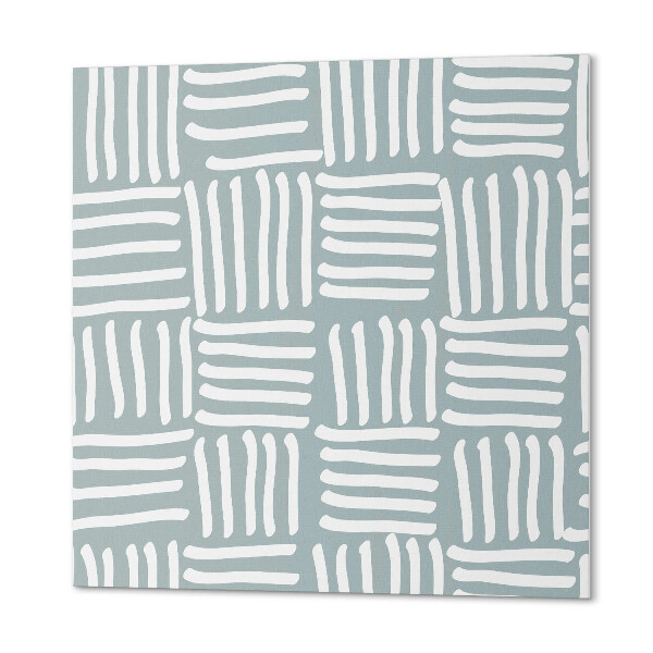 Wandbekleding vinyl Abstracte ordening van geometrische lijnen