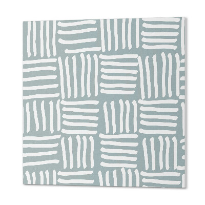 Wandbekleding vinyl Abstracte ordening van geometrische lijnen