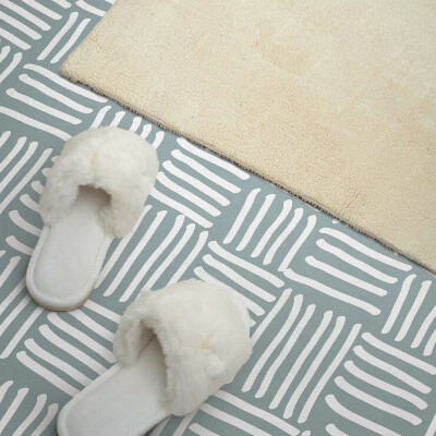 Wandbekleding vinyl Abstracte ordening van geometrische lijnen