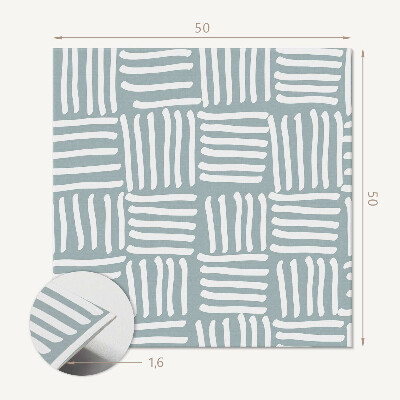 Wandbekleding vinyl Abstracte ordening van geometrische lijnen