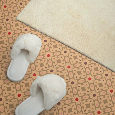 Pvc wandpaneel Bloemenpatroon in een gaasstructuur