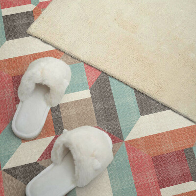 Vinyl wandbekleding Veelkleurige figuren in een geometrische benadering