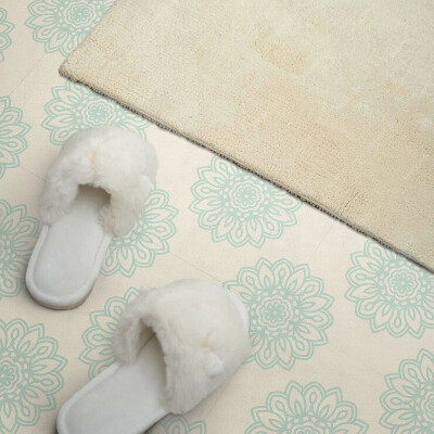 Pvc wandpaneel Achtergrond met een bloemenpatroon