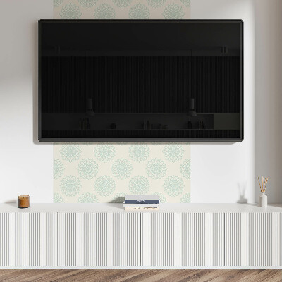 Pvc wandpaneel Achtergrond met een bloemenpatroon