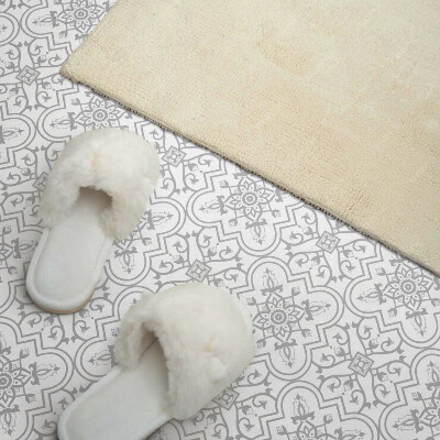 Pvc wandpaneel Decoratief bloemenpatroon met ornamenten