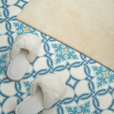 Vinyl wandbekleding Arabesque-stijl patroon