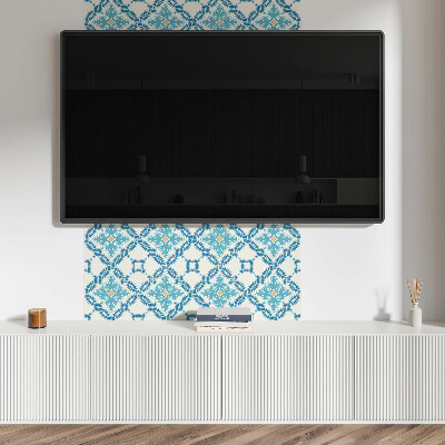 Vinyl wandbekleding Arabesque-stijl patroon