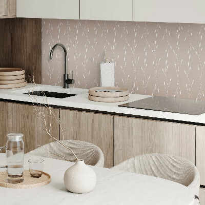 Pvc wandpaneel Een lichtpatroon met elementen uit de natuur