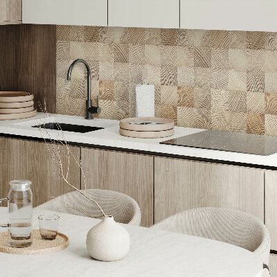 Pvc wandpaneel Houten nerf in een moderne uitvoering