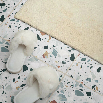 Pvc wandpaneel Steenpatroon met delicate elementen