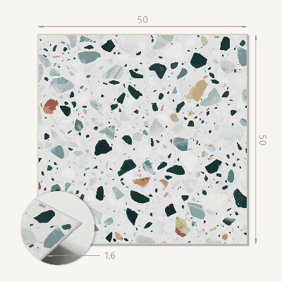 Pvc wandpaneel Steenpatroon met delicate elementen