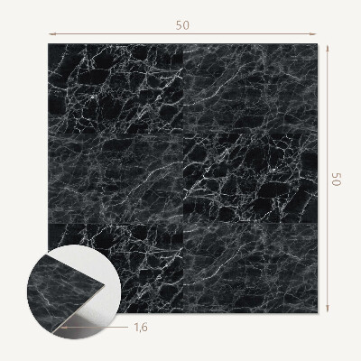 Vinyl wandbekleding Marmerpatroon met subtiele adering