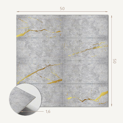 Pvc wandpaneel Marmeren design met een elegant accent