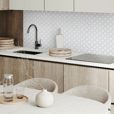 Vinyl wandbekleding Abstracte ovale vormen in de geometrie