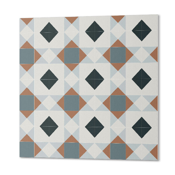 Wandbekleding vinyl Geometrie in een tegelstijl