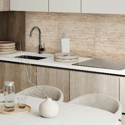 Vinyl wandbekleding Natuurlijk houten stijlbord